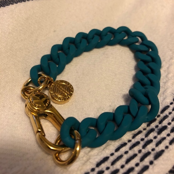 Marc Jacobs ‘Key Items’ Rubber Chain Bracelet - Picture 2 of 6